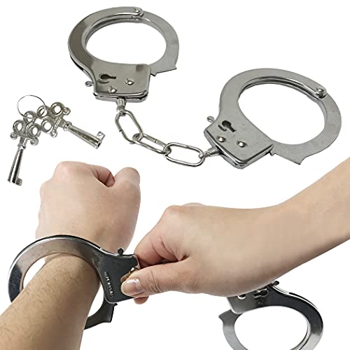 【本物】手錠 金属 手錠【本物】武田商店 警察庁仕様旧規格品